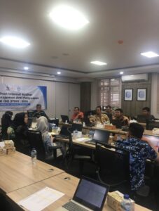 Pelatihan Internal Auditor Sistem Manajemen Anti Penyuapan SNI ISO 37001 : 2016 – 16 Maret 2023