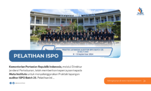 PRAKTEK LAPANGAN AUDITOR ISPO BATCH 25 DI BELITUNG, 8 – 13 September 2024