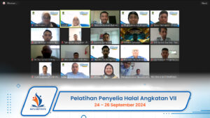Pelatihan Penyelia Halal Angkatan VII 24 – 26 September 2024