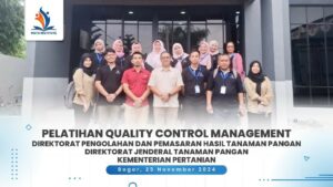 Kegiatan Pelatihan Quality Control Management Direktorat PPHTP Dirjen Tanaman Pangan Kementerian Pertanian 24-26 November 2024