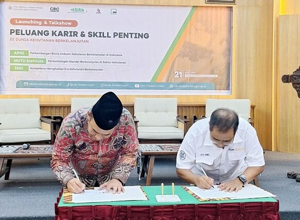 kerjasama dengan ugm untuk kehutanan berkelanjutan
