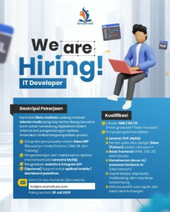 Open Recruitment IT Developer