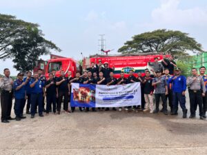 Pembinaan dan Sertifikasi K3 Petugas dan Regu Peran Kebakaran Batch I di PT Garuda Utama Persada
