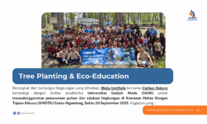 Dari Getas-Ngandong untuk Bumi: Mutu Institute & Carbon Nature Berkolaborasi dengan UGM Ajak Siswa SD Lestarikan Hutan