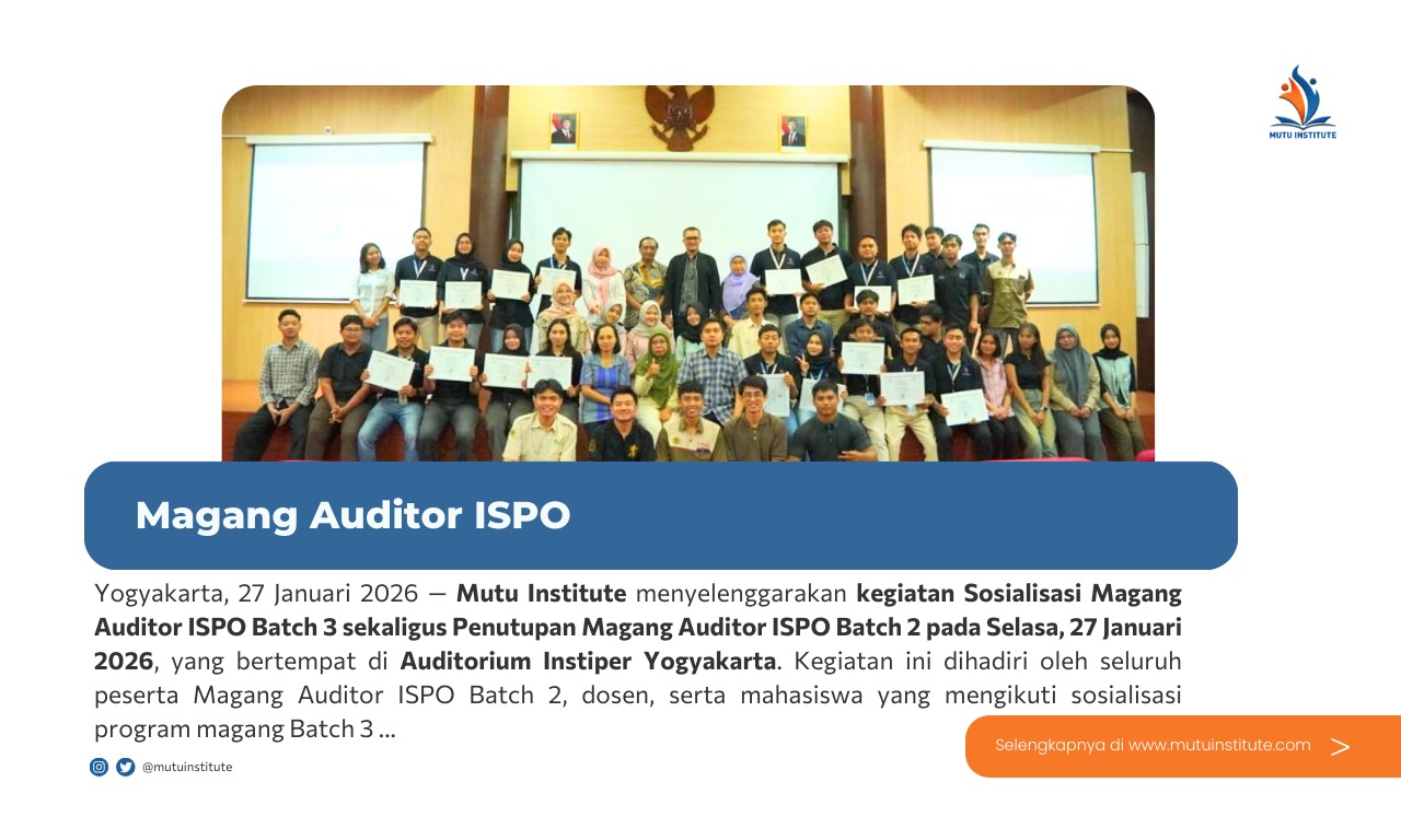 Thumbnail Artikel - Magang Auditor ISPO
