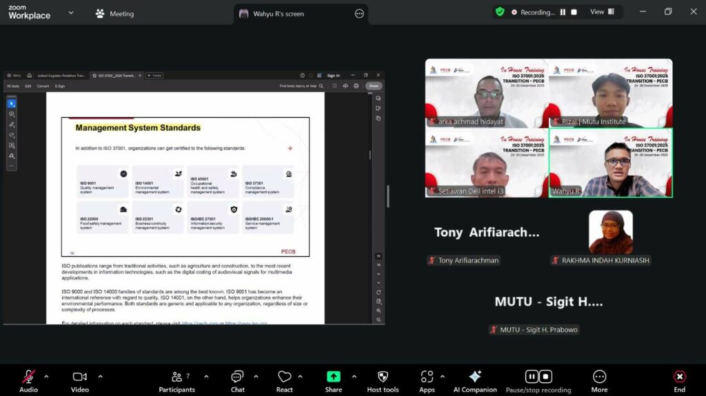 Transisi ISO 37001 2025