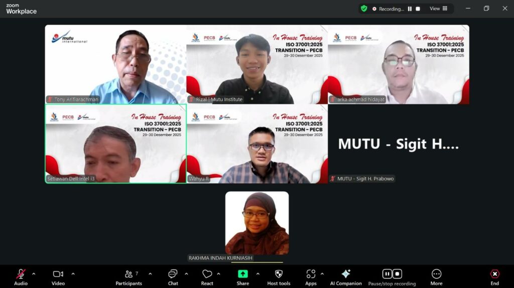 Transisi ISO 37001 2025