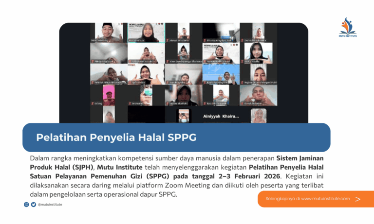 Thumbnail Artikel - Pelatihan Penyelia Halal SPPG