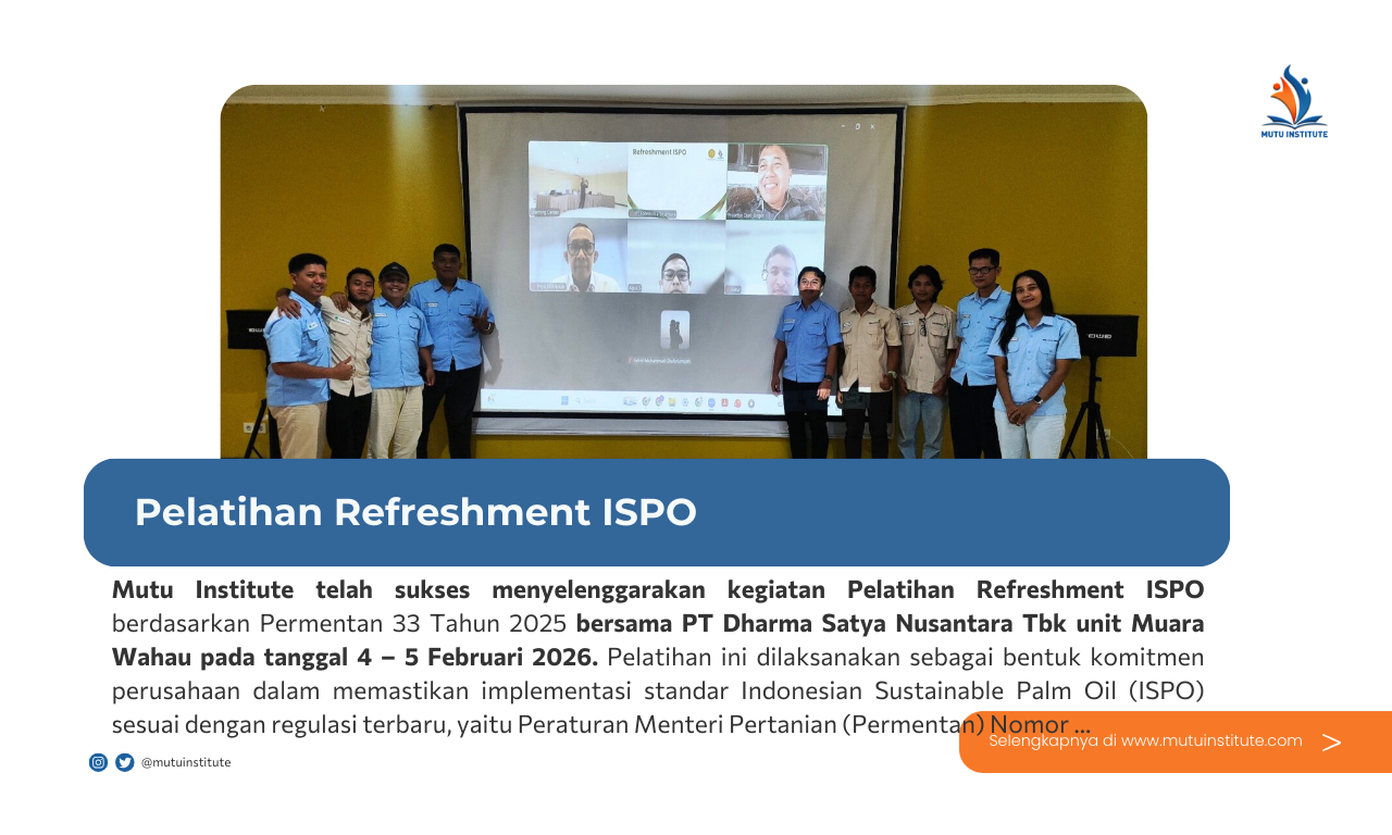 Thumbnail Artikel - Pelatihan refreshment ISPO