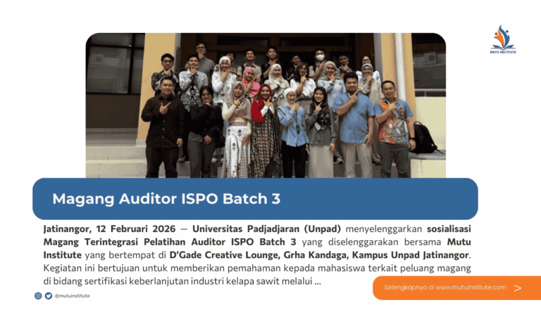 Thumbnail Artikel - Magang Auditor ISPO Batch 3
