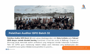 Thumbnail Artikel - Pelatihan Auditor ISPO Batch 32 - Belitung