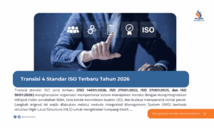Transisi 4 Standar ISO Terbaru - ISO 14001 - ISO 27001 - ISO 37001 - ISO 9001 - Mutu Institute