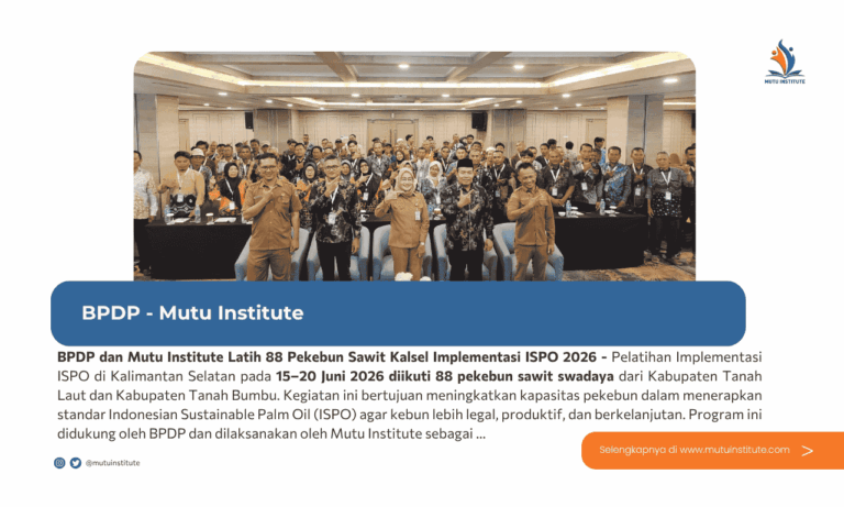 Thumbnail Artikel - Pelatiahan ISPO BPDP 2026