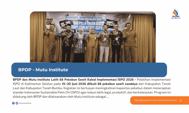 Thumbnail Artikel - Pelatihan ISPO BPDP 2026