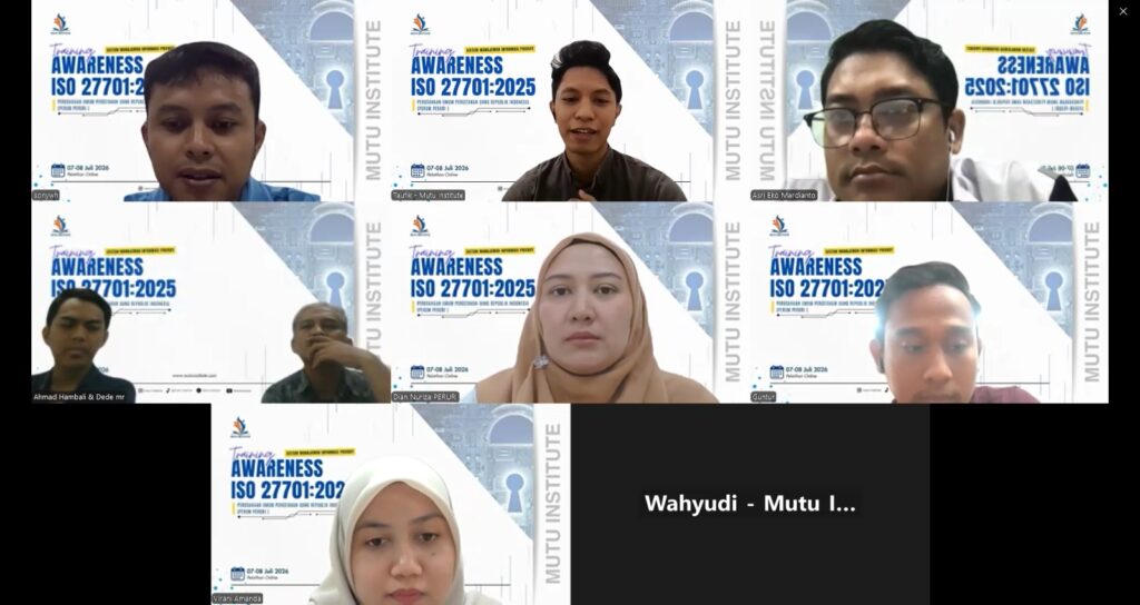 Pelatihan Awareness ISO 27701-2025 - Perum Peruri 3