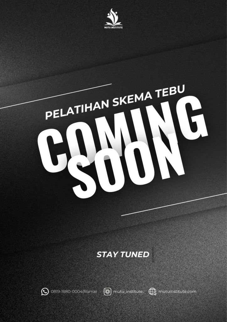 Flyer Coming Soon Website Pelatihan Tebu Mutu Institute