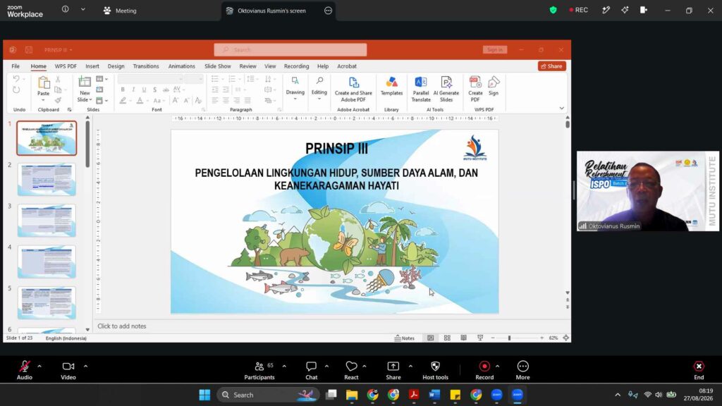 Materi Pelatihan Refreshment ISPO Batch 8 (1)