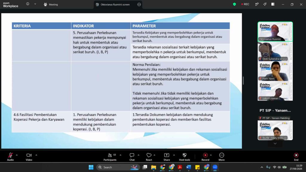 Materi Pelatihan Refreshment ISPO Batch 8 (2)