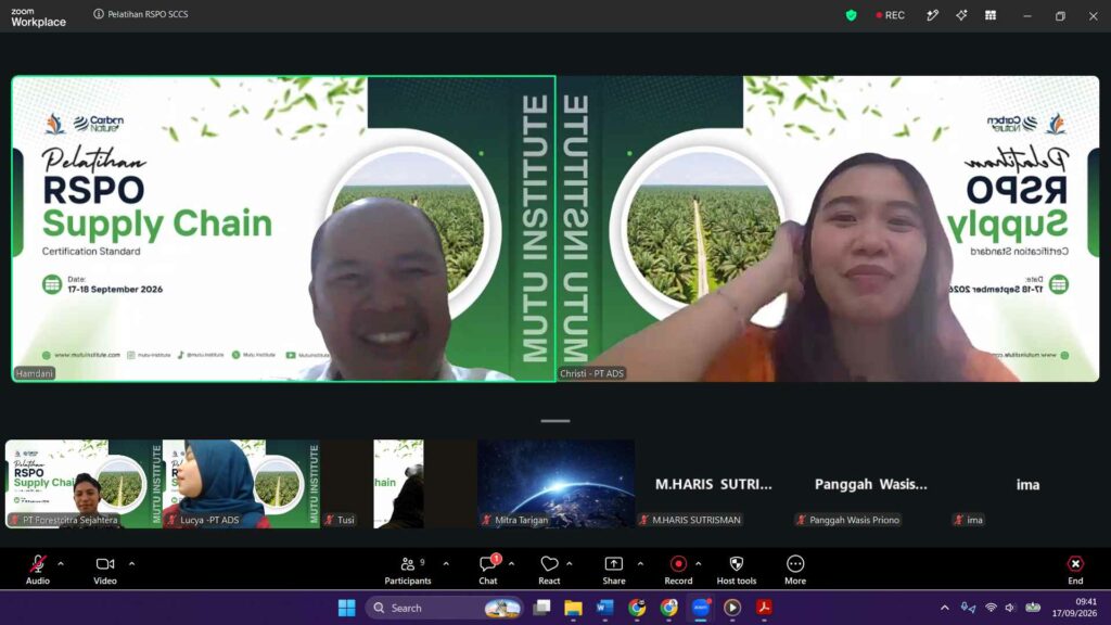 RSPO SCCS - September 2026