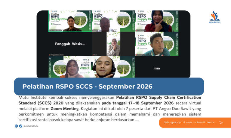 Thumbnail Artikel - Pelatihan RSPO SCCS - September 2026
