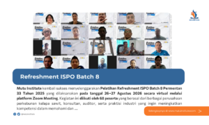 Thumbnail Artikel Pelatihan Refreshment ISPO Batch 8