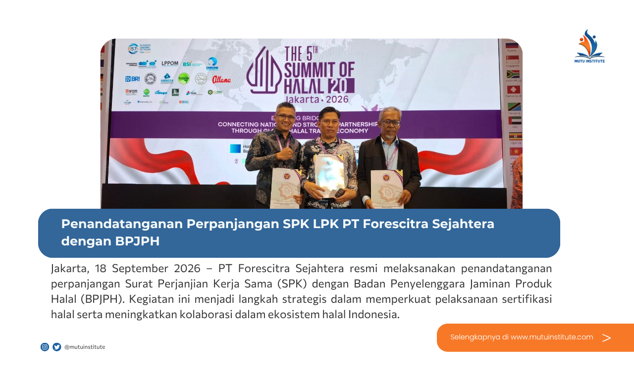 Thumbnail Artikel - Sertifikasi Halal - Penandatanganan Perpanjangan SPK