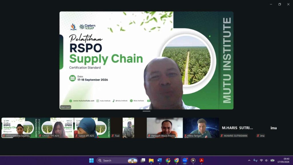 Tolantiga Hamdani - RSPO SCCS - September 2026