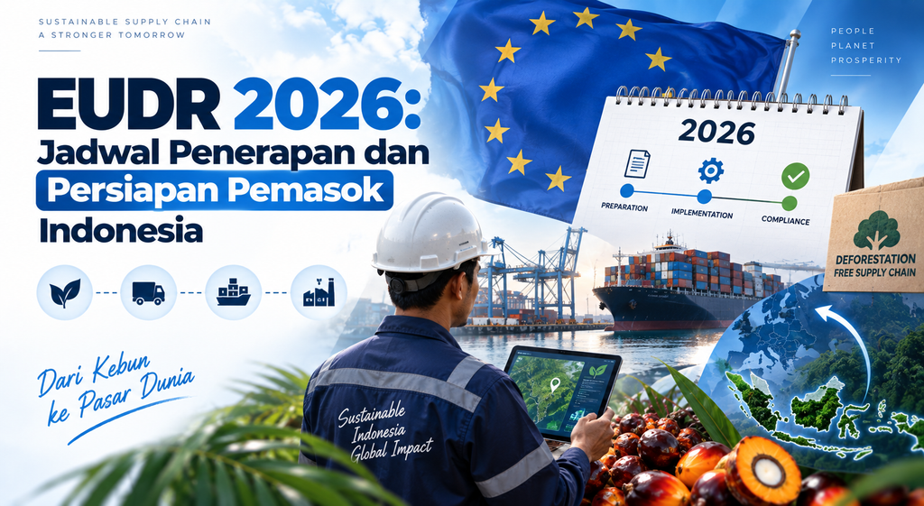 Ilustrasi EUDR 2026 dalam kegiatan perusahaan atau perkebunan