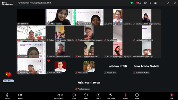 Pelatihan Penyelia Halal Skema UMK SPPG - September 2026 - 2