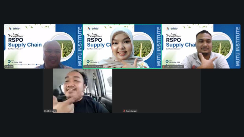 Pelatihan RSPO SCCS Mutu Institute 8 Oktober 2026 -