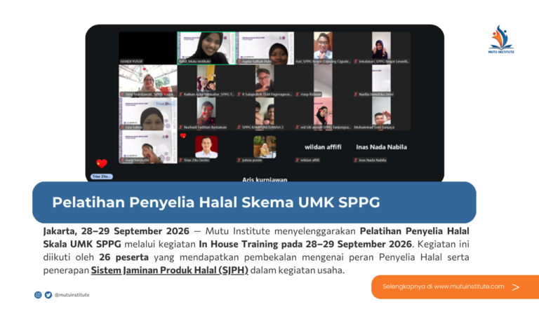 Thumbnail Artikel - Pelatihan Penyelia Halal Skema UMK SPPG