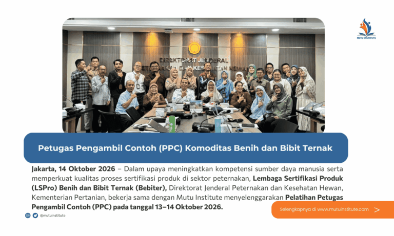 Thumbnail Artikel - Pelatihan Petugas Pengambil Contoh (PPC) Komoditas Benih dan Bibit Ternak Kementerian Pertanian